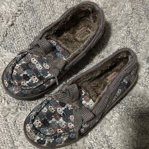 Skechers Gray Cozy Slippers